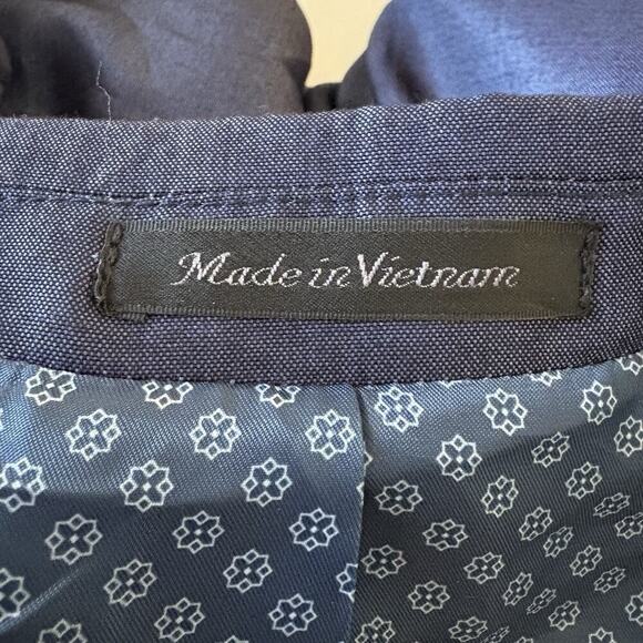 Lauren Ralph Lauren Blue Mens Blazer Sport Coat Blazer Jacket Size 48R - Picture 5 of 5